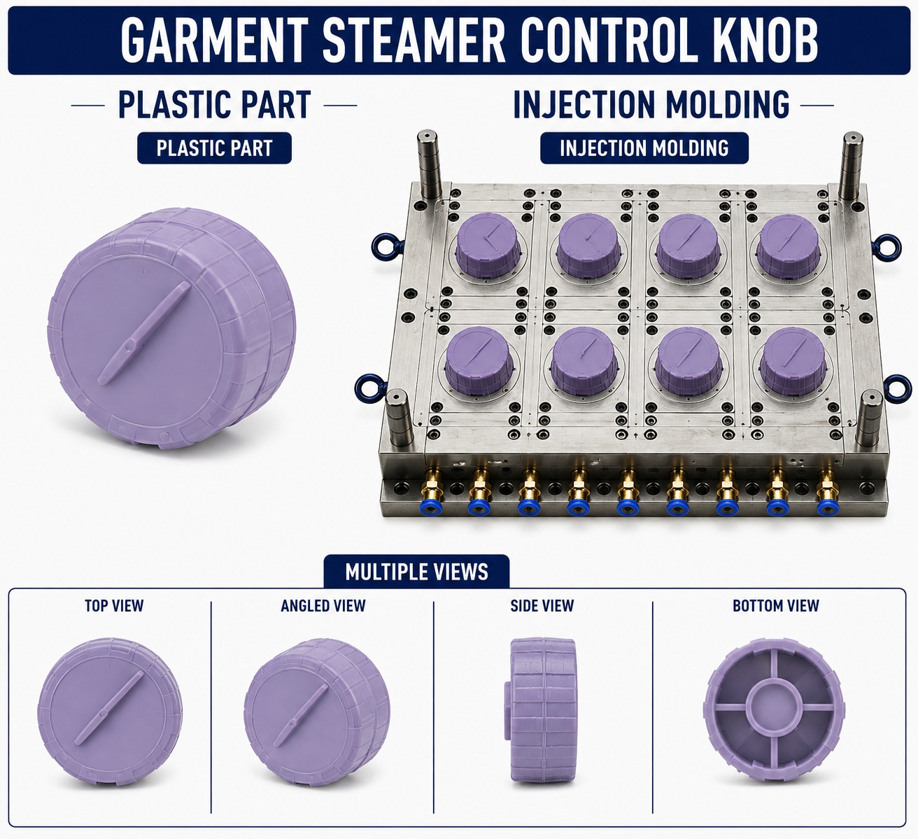 Garment Steamer Plastic Control Knob Mould and Moulding Service